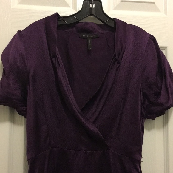 BCBGMaxAria Purple Silk Dress - Picture 3 of 6